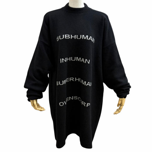 Excellent Rick Owens one piece long-sleeved knit cashmere M RR02B2671-WSBRS