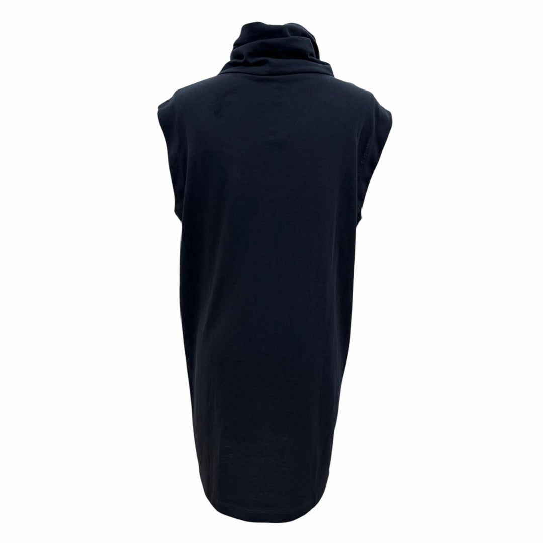 Pristine LOUIS VUITTON one piece turtleneck sleeveless Navy cotton Women XS