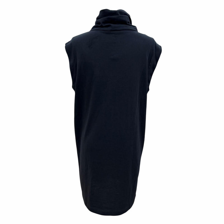Pristine LOUIS VUITTON one piece turtleneck sleeveless Navy cotton Women XS