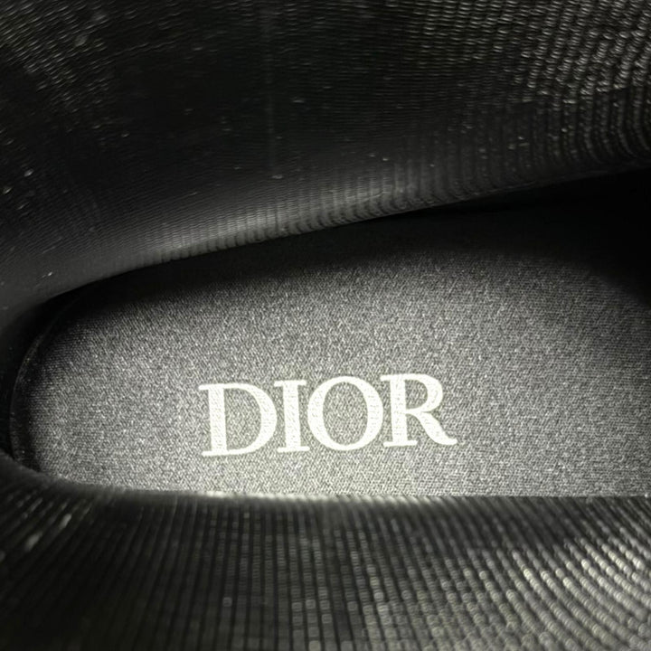 Pristine DIOR boots DIOR GARDEN Oblique Rain black rubber mens 41