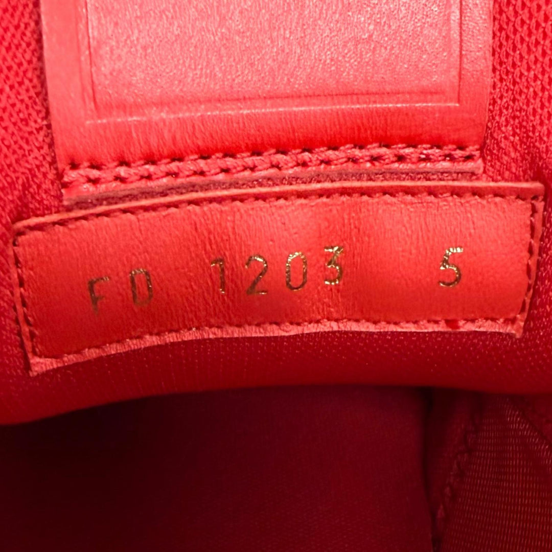 Pristine LOUIS VUITTON Low cut sneakers LV trainer line Damier Red