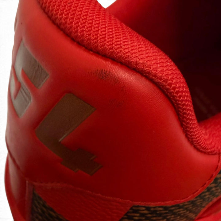 Pristine LOUIS VUITTON Low cut sneakers LV trainer line Damier Red
