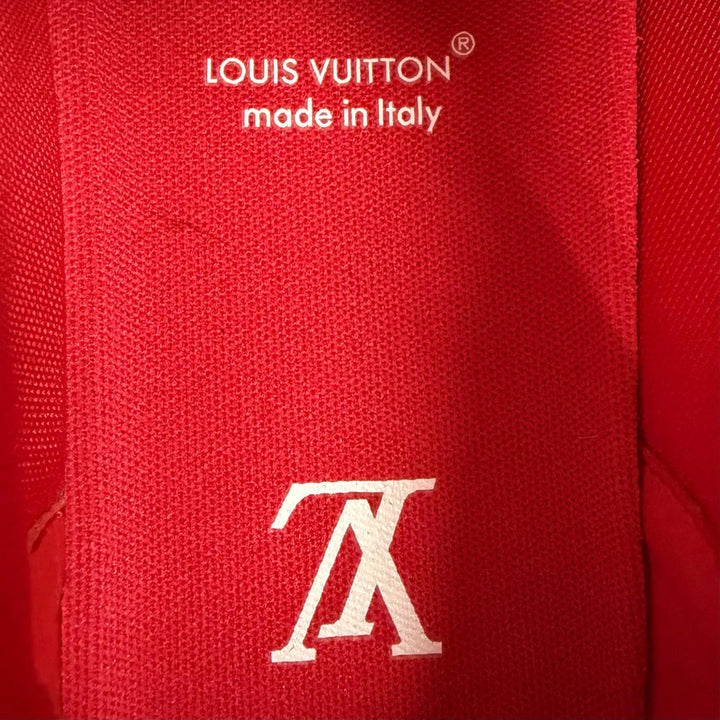 Pristine LOUIS VUITTON Low cut sneakers LV trainer line Damier Red