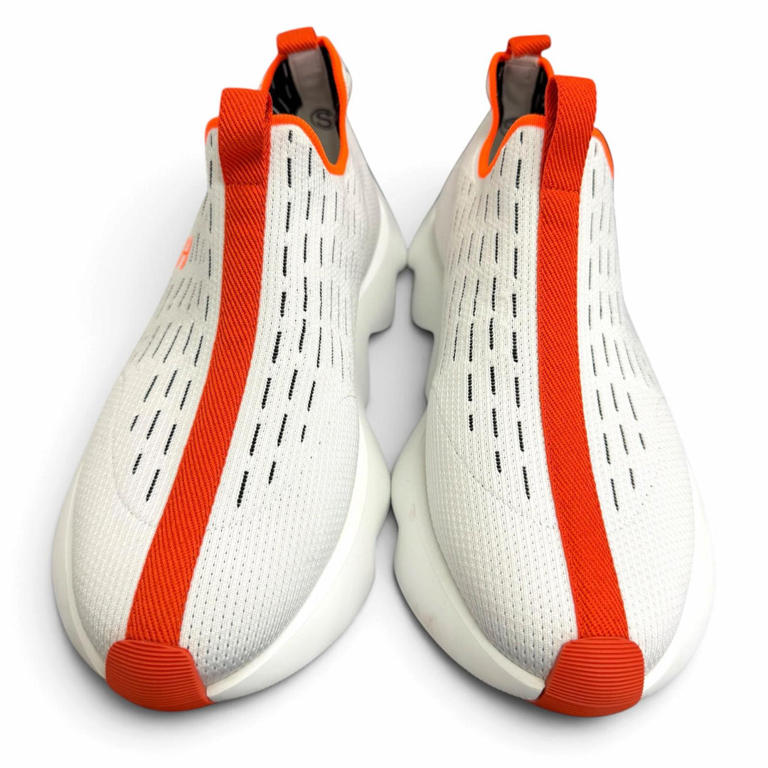 Excellent HERMES Low cut sneakers Eclair Slip-on knit shoes white