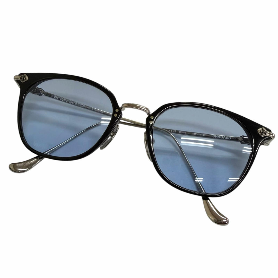 Great CHROME HEARTS sunglasses SHAGASS black SV925 mens