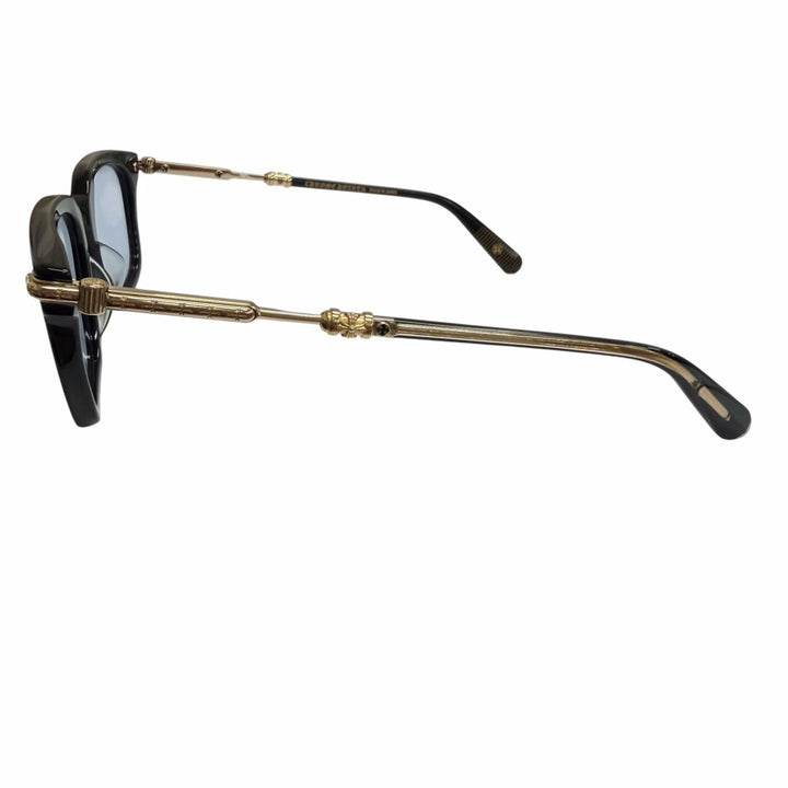 Great CHROME HEARTS sunglasses TRESTICLES black SV925 mens
