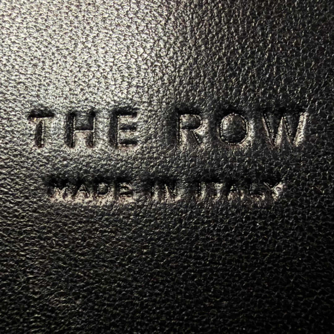 Excellent THE ROW Shoulder Bag BELT FLAP BAG Logo engraving black W1747 L42