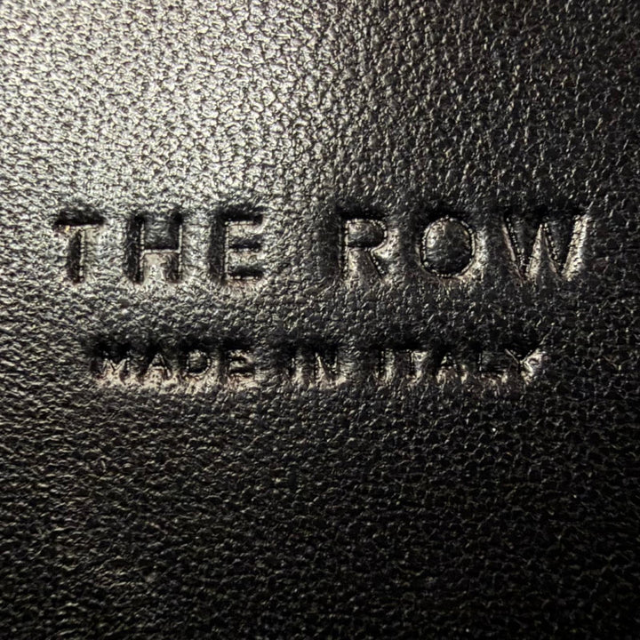 Excellent THE ROW Shoulder Bag BELT FLAP BAG Logo engraving black W1747 L42