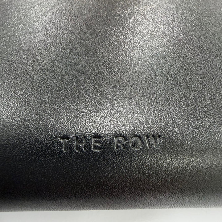 Excellent THE ROW Shoulder Bag BELT FLAP BAG Logo engraving black W1747 L42