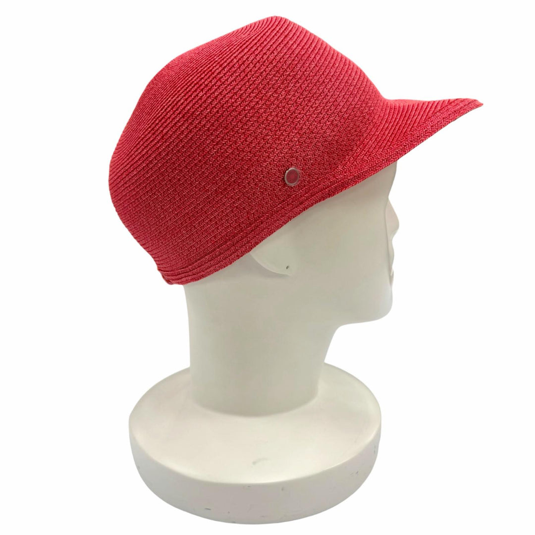 Pristine HERMES hat EMMA Serie Metal Straw Hat paper Women 58