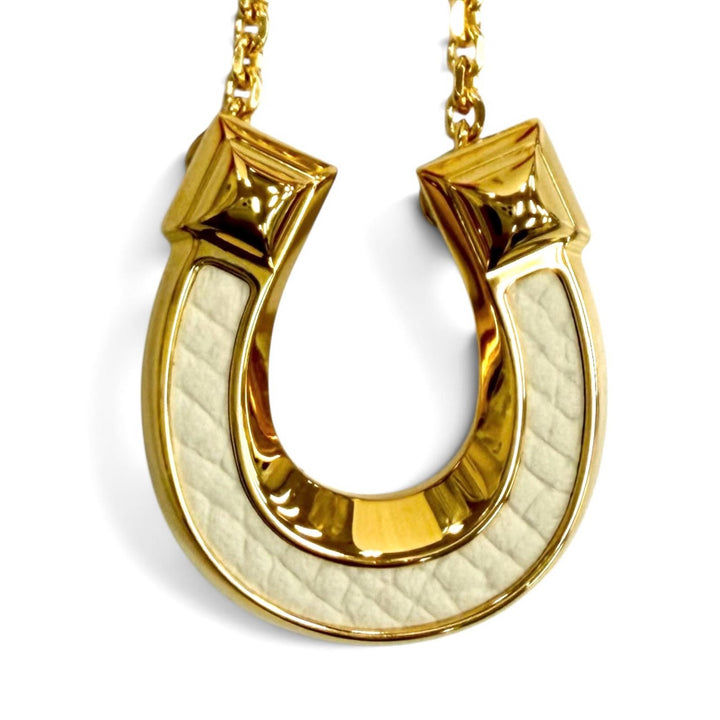 Pristine HERMES Necklace Jocket PM white Women