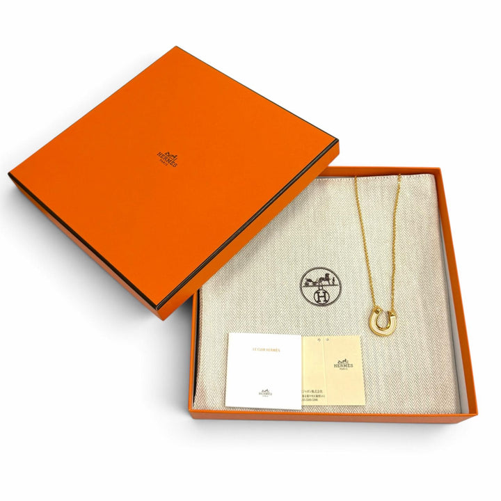 Pristine HERMES Necklace Jocket PM white Women