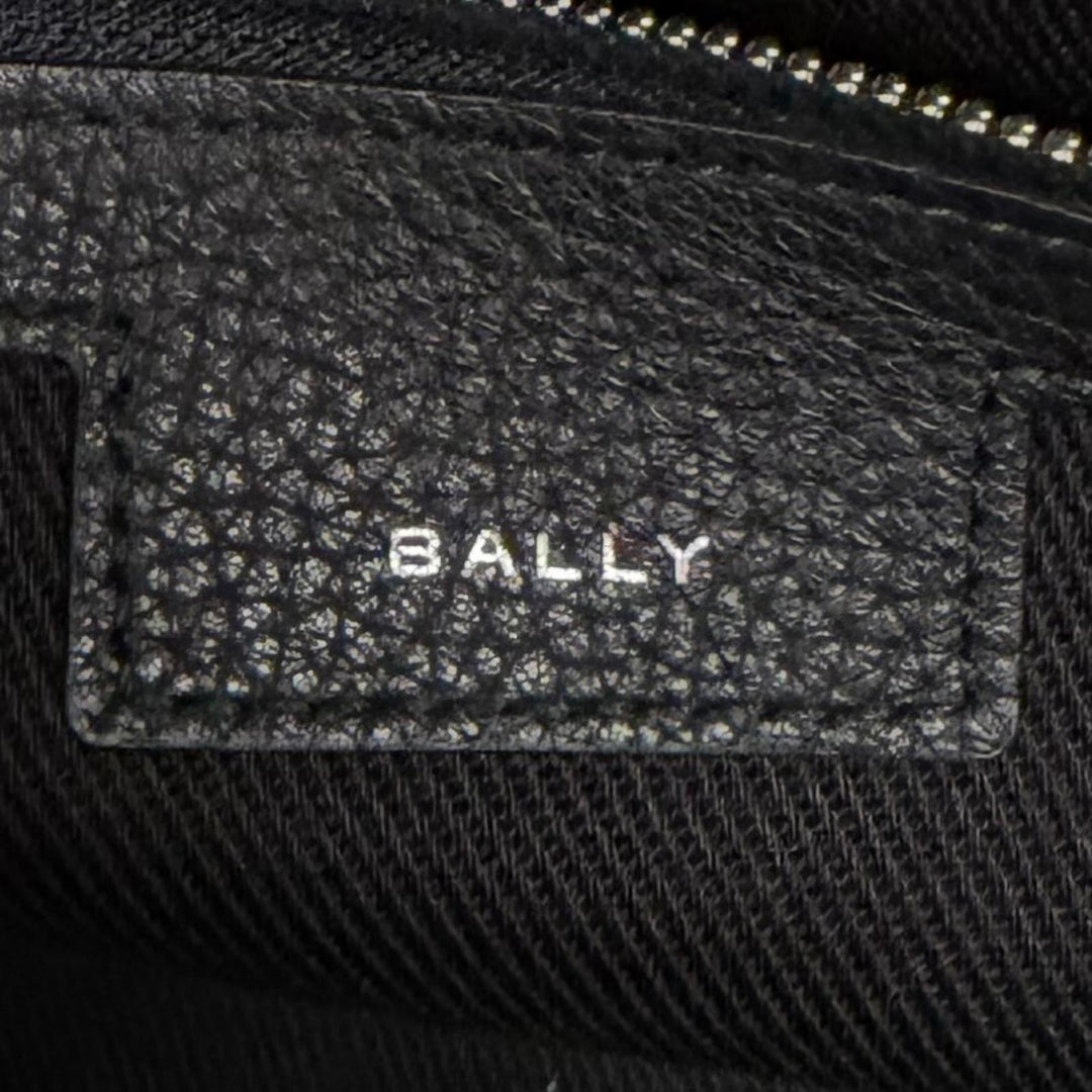 Excellent BALLY Briefcase Trainspotting 2WAY Shoulder Bag black leather mens