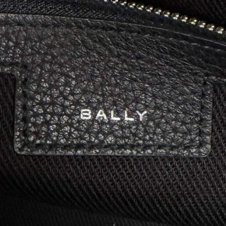 Excellent BALLY Briefcase Trainspotting 2WAY Shoulder Bag black leather mens