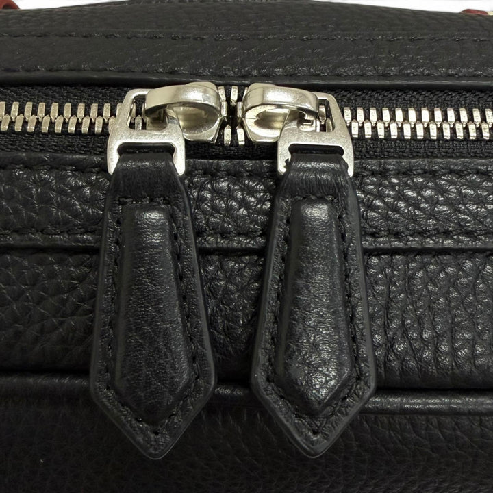 Excellent BALLY Briefcase Trainspotting 2WAY Shoulder Bag black leather mens