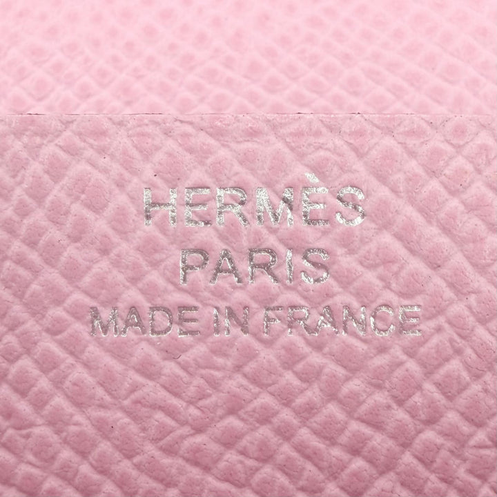 Excellent HERMES Purse Bearnsfre Verso Epsom Leather Women