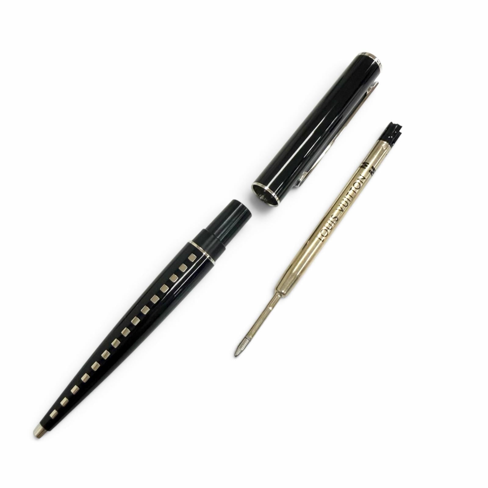 Great LOUIS VUITTON Ballpoint pen Jet ligne Twist type black