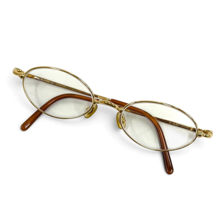 Great Cartier Glasses Trinity Gold Frame gold Women