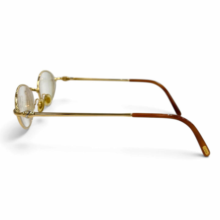 Great Cartier Glasses Trinity Gold Frame gold Women