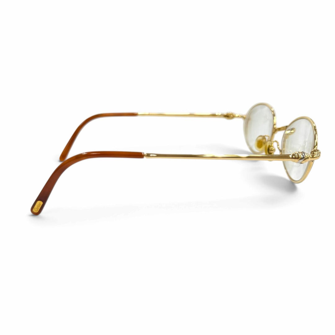 Great Cartier Glasses Trinity Gold Frame gold Women