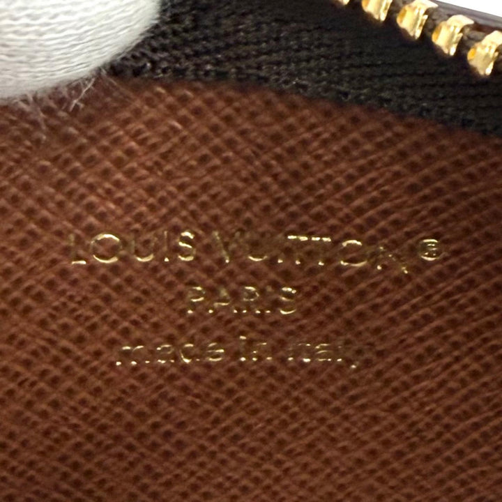 Excellent LOUIS VUITTON Phone Holder LV logo Monogram canvas M26898
