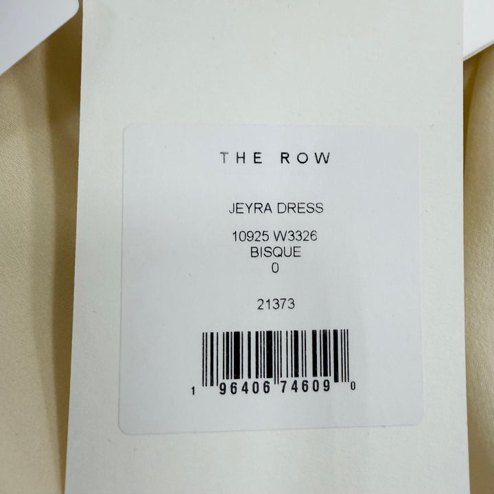 Pristine THE ROW one piece JEYRA DRESS Drape Maxi Dress Ivory silk 0 10925 W3326