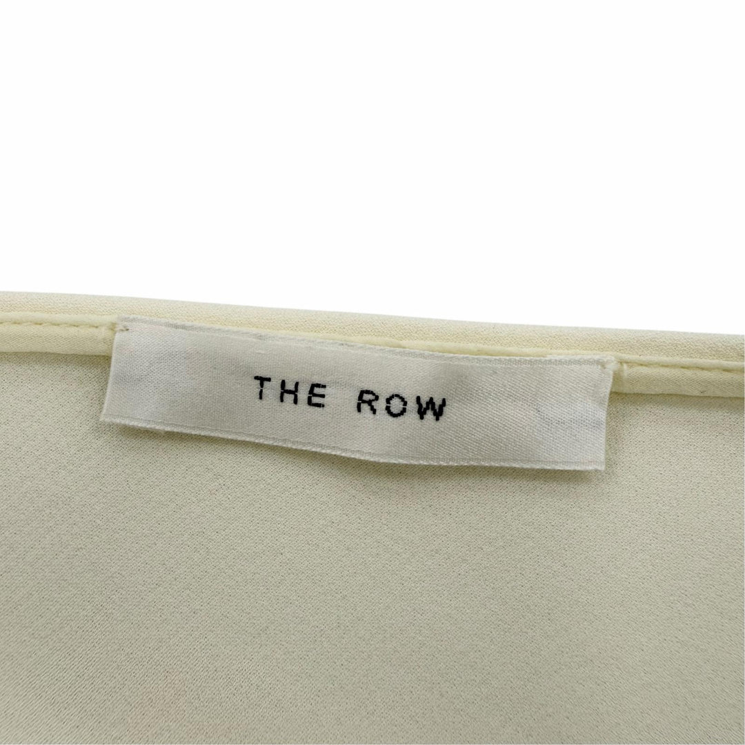 Pristine THE ROW one piece JEYRA DRESS Drape Maxi Dress Ivory silk 0 10925 W3326