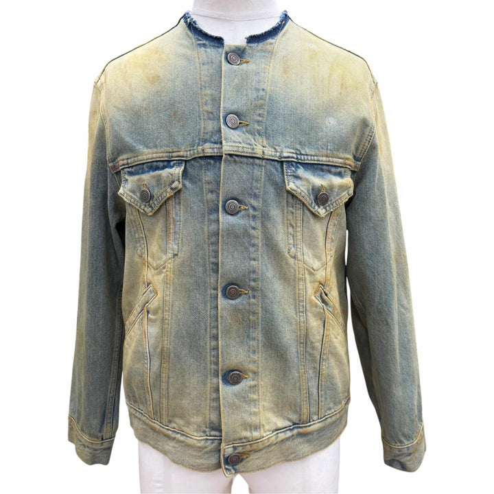 Excellent Maison Margiela Denim Jacket blue cotton mens 44 S30AM0547