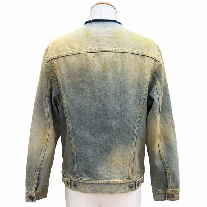 Excellent Maison Margiela Denim Jacket blue cotton mens 44 S30AM0547