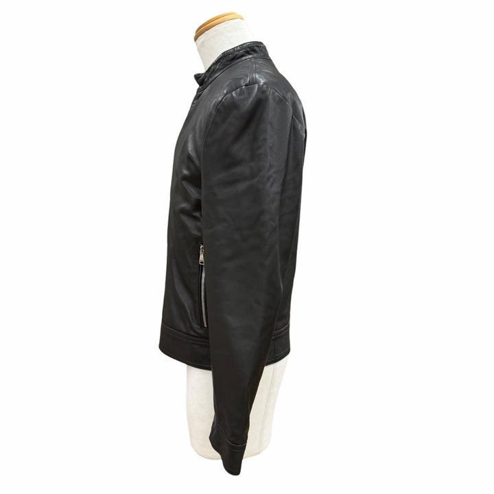 Excellent EMMETI Leather jacket JURI black Sheep leather mens 46