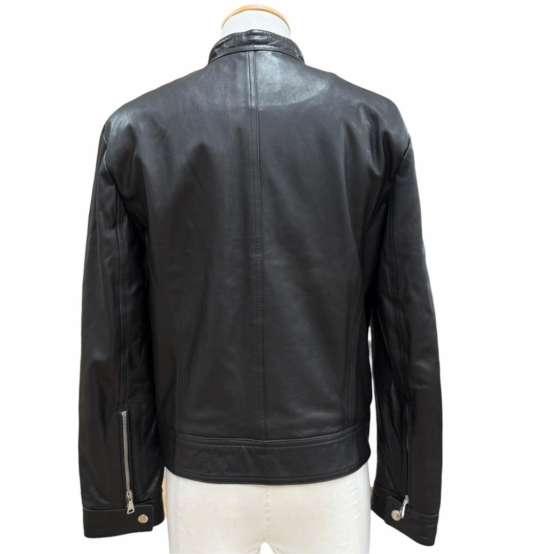 Excellent EMMETI Leather jacket JURI black Sheep leather mens 46