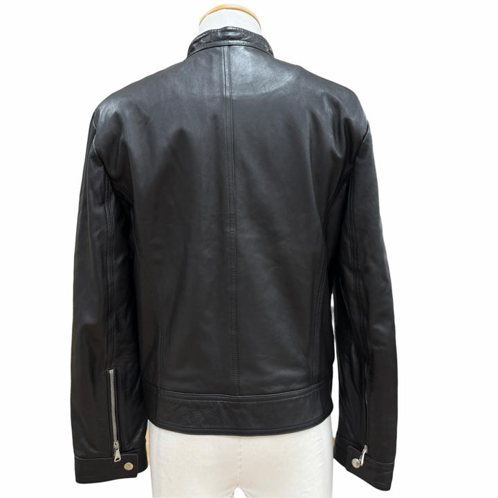Excellent EMMETI Leather jacket JURI black Sheep leather mens 46