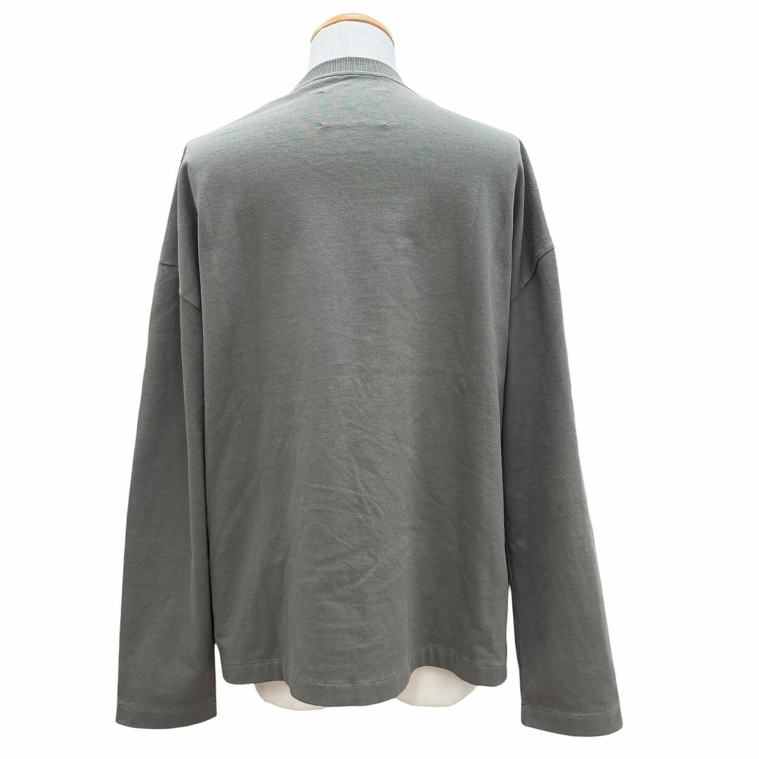 Great JIL SANDER Long-sleeved T-shirt khaki cotton mens S J22GC0136