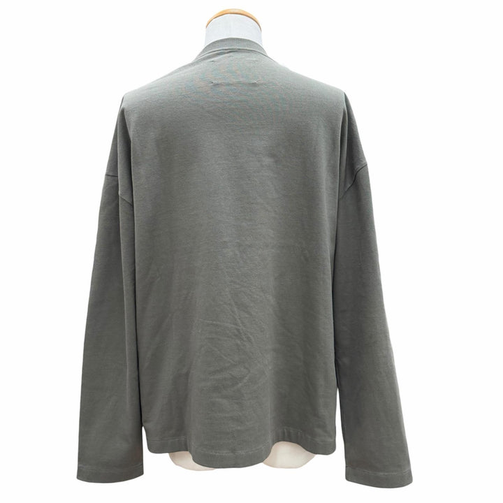 Great JIL SANDER Long-sleeved T-shirt khaki cotton mens S J22GC0136