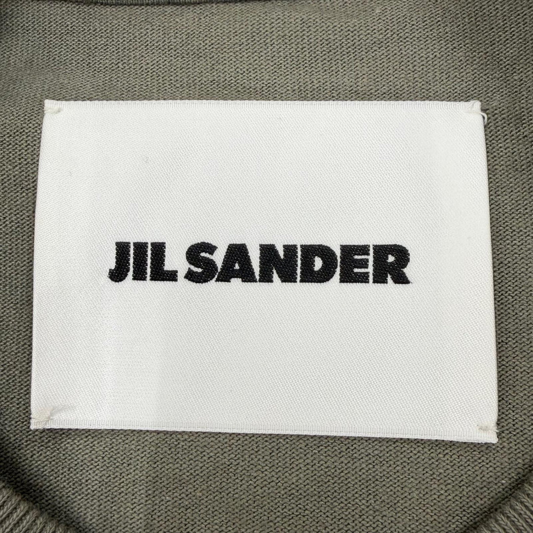Great JIL SANDER Long-sleeved T-shirt khaki cotton mens S J22GC0136
