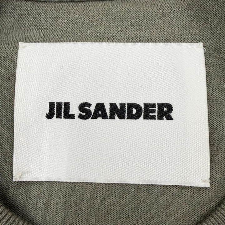 Great JIL SANDER Long-sleeved T-shirt khaki cotton mens S J22GC0136