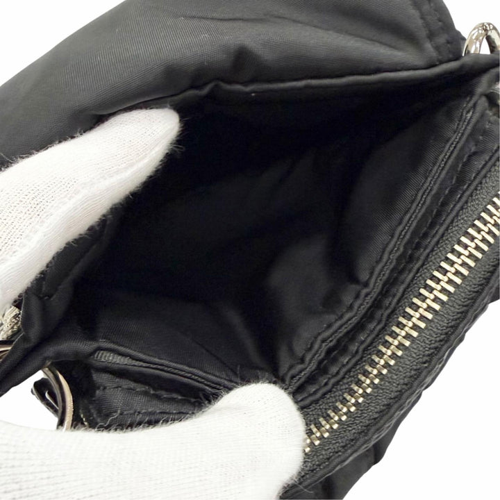 Excellent TOGA PORTER Shoulder Bag Collaboration Studded Nylon 2-Way Handbag