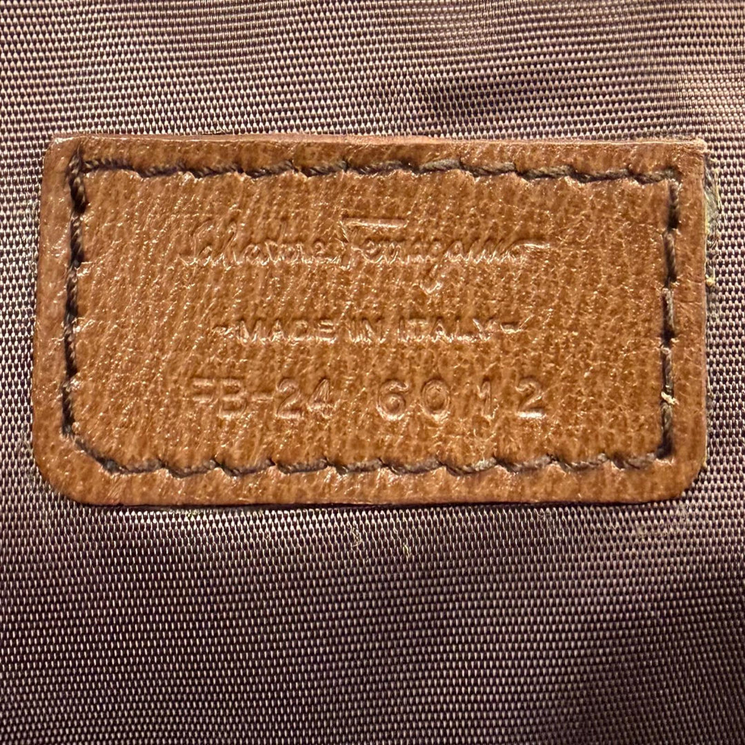 Excellent Salvatore Ferragamo Briefcase Lockable, padded pocket, 2-way Brown