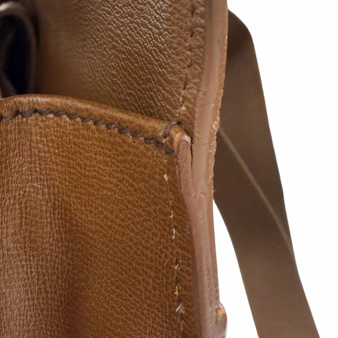 Excellent Salvatore Ferragamo Briefcase Lockable, padded pocket, 2-way Brown