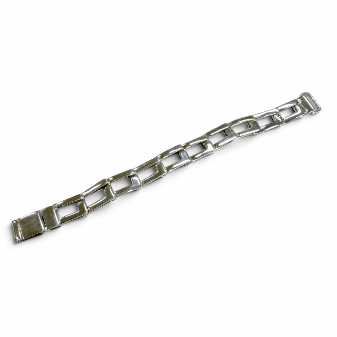 Excellent GUCCI bracelet Square G Accessory Bangle Silver 925 Women
