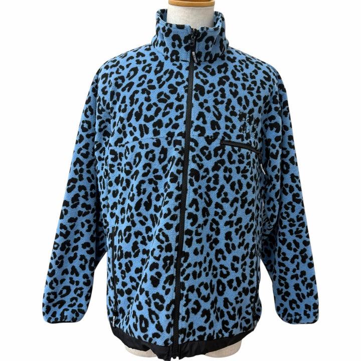 Excellent WACKO MARIA Blouson Leopard Light Boa Fleece Jacket
