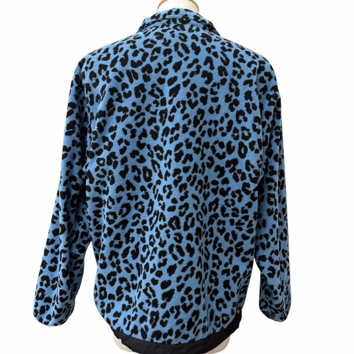 Excellent WACKO MARIA Blouson Leopard Light Boa Fleece Jacket