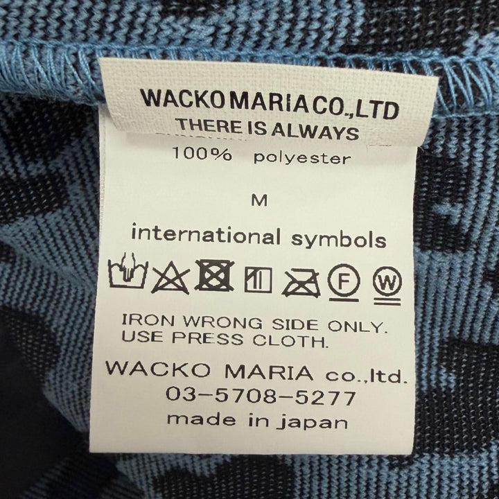 Excellent WACKO MARIA Blouson Leopard Light Boa Fleece Jacket