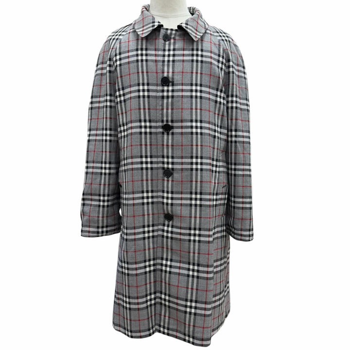Pristine BURBERRY coat Knee-length, reversible inner check pattern. S 4547809