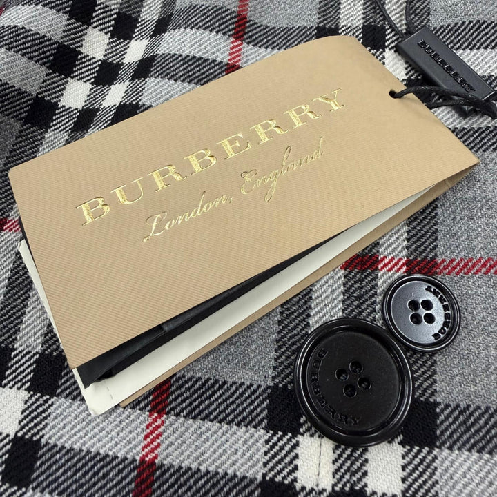 Pristine BURBERRY coat Knee-length, reversible inner check pattern. S 4547809