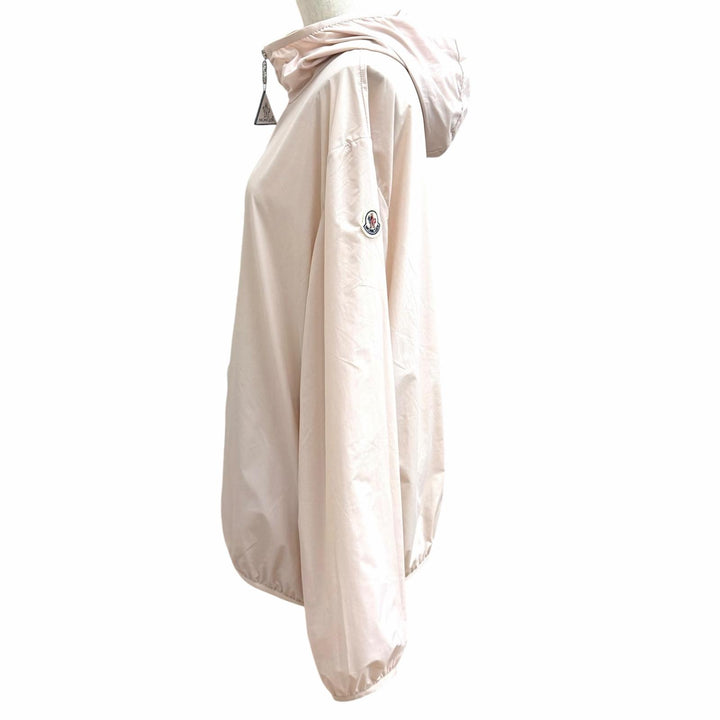 Pristine MONCLER Nylon jacket FEGEO windbreaker with hood and logo patch 3