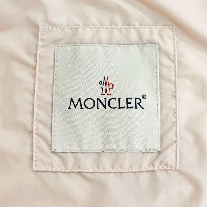 Pristine MONCLER Nylon jacket FEGEO Logo patch hooded zip-up windbreaker pink 2