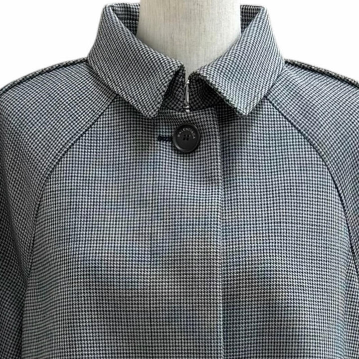 Excellent BALENCIAGA Jacket Houndstooth docking gray polyester IT 38 436002