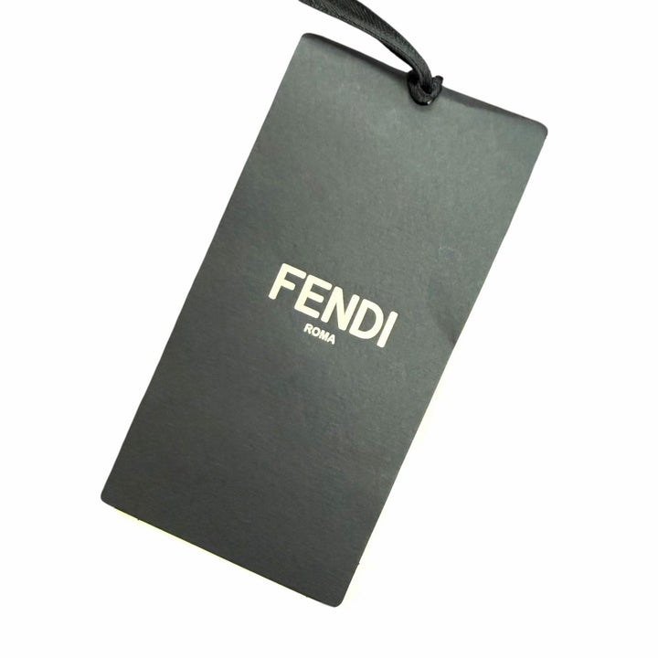 Pristine FENDI Down jacket FF logo Zucca Pattern hooded zip-up XS FAN225