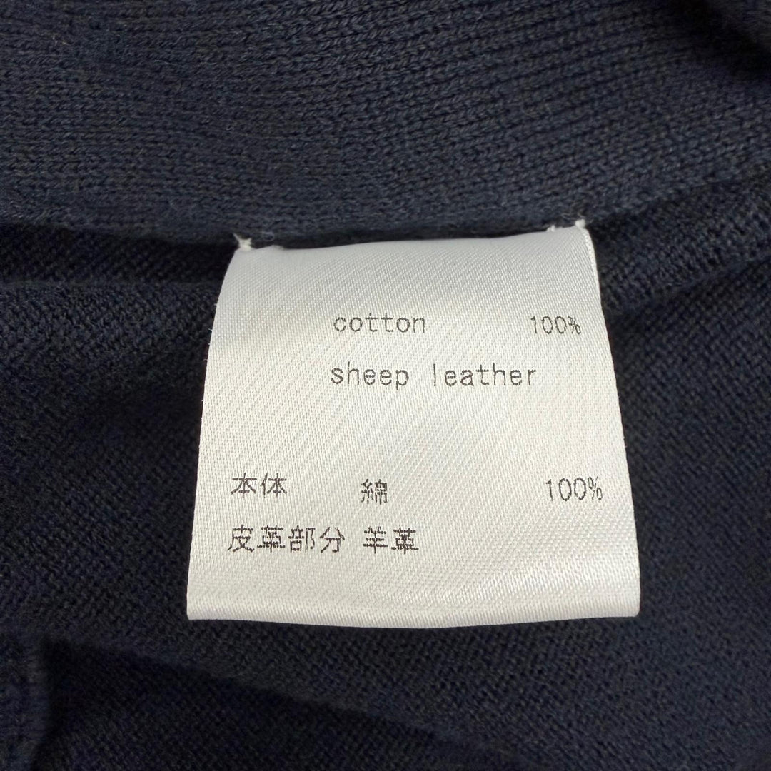 Great Brioni Jacket Knit-paneled stand-collar blouson with logo buttons Navy S